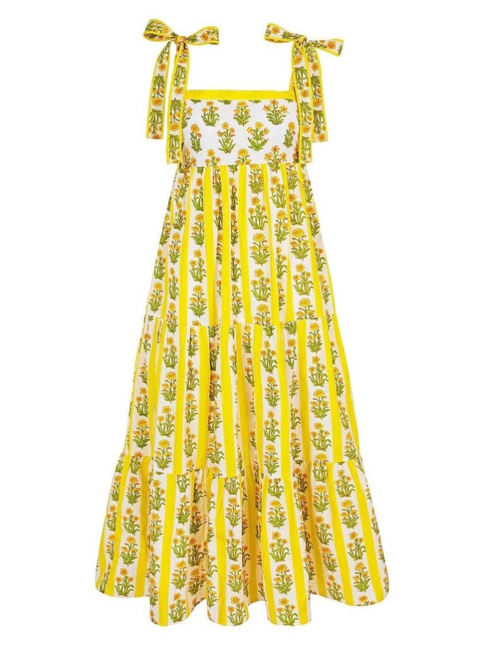 Pink City Prints Athens Dress in Buttercup Sz S NWT floral ditsy